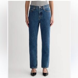 Everlane jeans Curvy 90s Cheeky Straight leg  high rise organic cotton 28 new